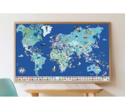 POPPIK - POSTER E STICKERS BANDIERE DEL MONDO -Magasin De Jouets Pour Bébés Et Tout-Petits poppik poster e stickers bandiere del mondo 3