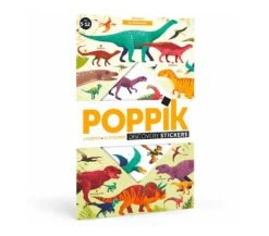 POPPIK - POSTER E STICKERS DINOSAURI