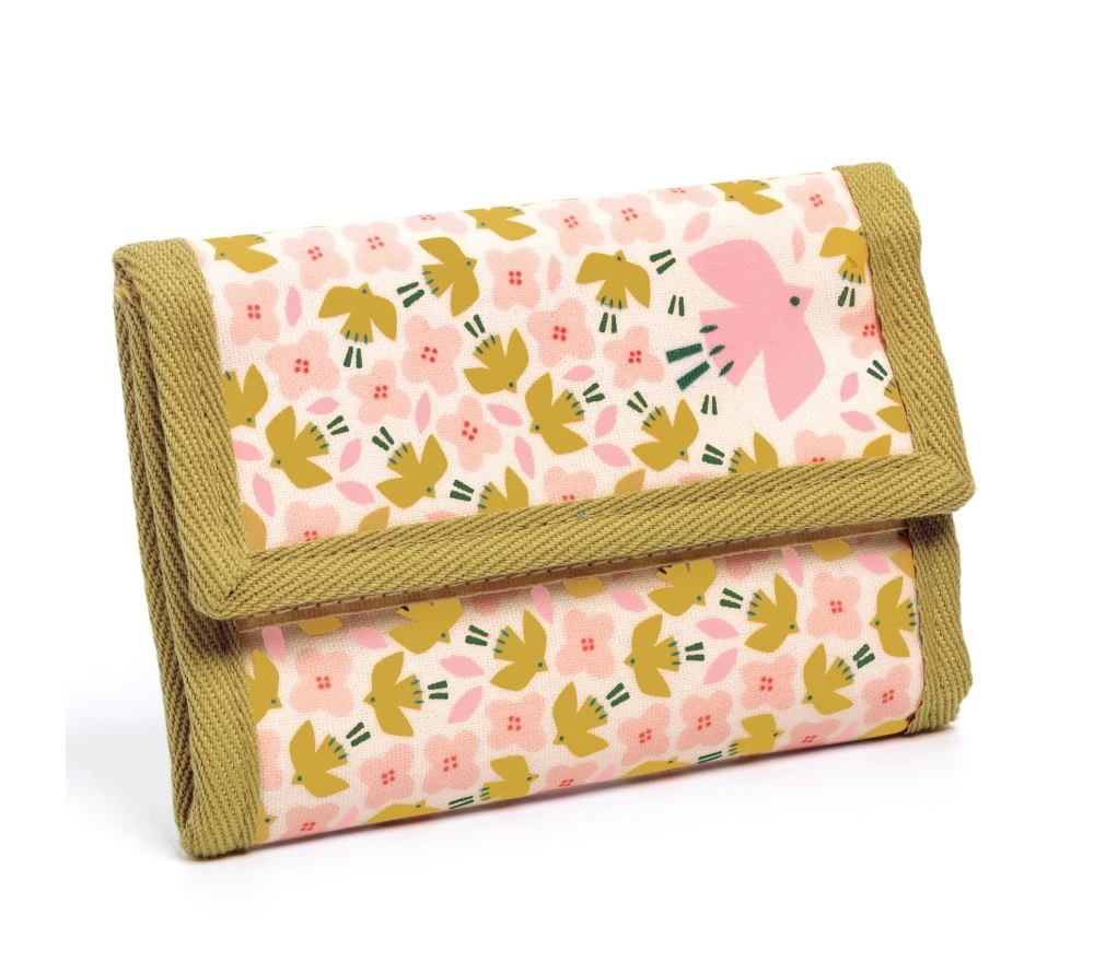 Djeco PORTAFOGLIO VELCRO - UCCELLINI 3 Djeco PORTAFOGLIO VELCRO - UCCELLINI