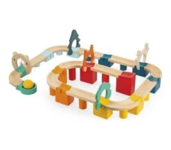 Janod PRIMO CIRCUITO PISTA BIGLIE IN LEGNO -Magasin De Jouets Pour Bébés Et Tout-Petits primo circuito pista biglie in legno j08044 janod 2