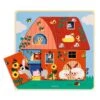 Djeco PUZZLE 3 STRATI IN LEGNO CHEZ MOO