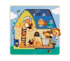 Djeco PUZZLE 3 STRATI IN LEGNO CHEZ MOO -Magasin De Jouets Pour Bébés Et Tout-Petits puzzle 3 strati in legno chez moo djeco dj01482 2