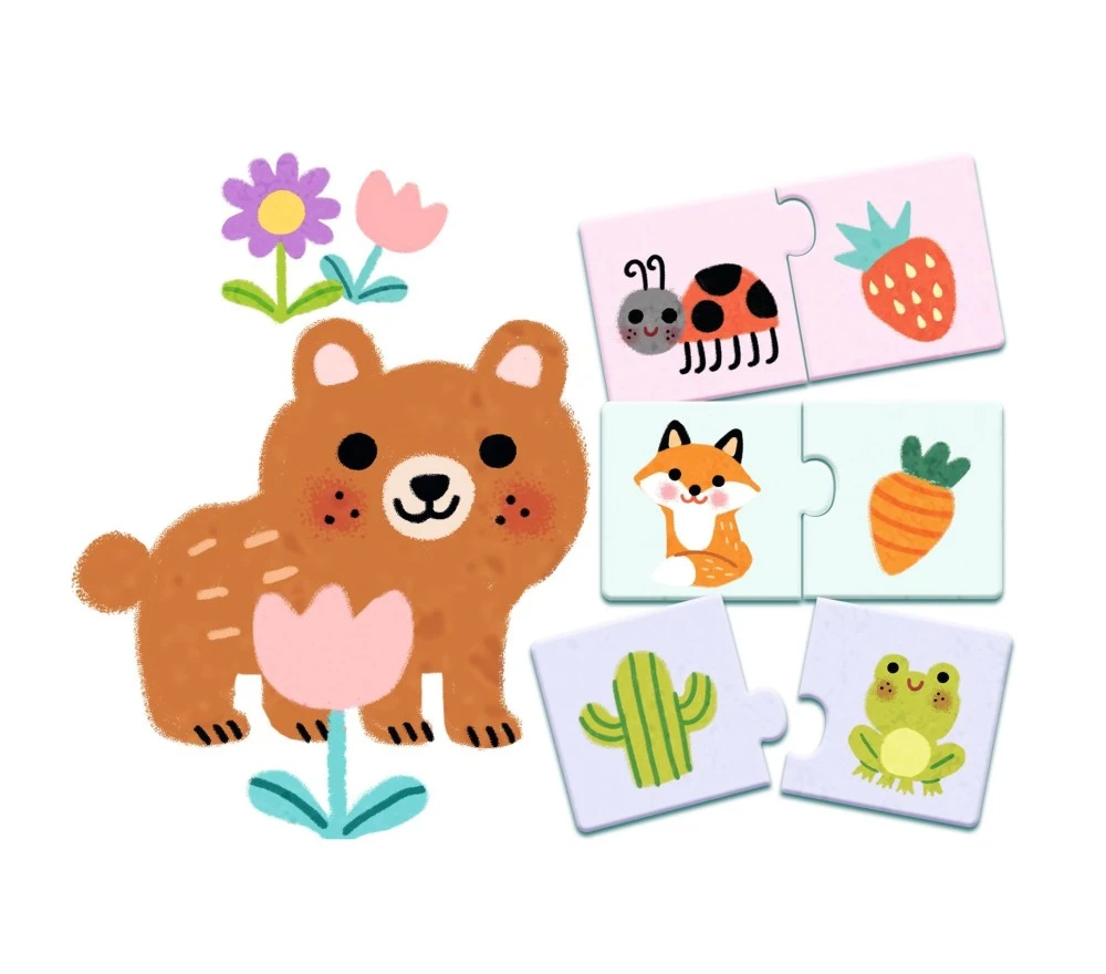 Djeco PUZZLE DUO BIMBI - COLORI 4 Djeco PUZZLE DUO BIMBI - COLORI – Image 2