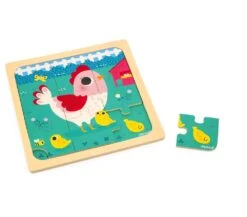 Janod PUZZLE IN LEGNO - GALLINA HENRIETTE