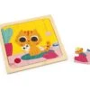 Janod PUZZLE IN LEGNO - GATTO PEANUT -Magasin De Jouets Pour Bébés Et Tout-Petits puzzle in legno gatto peanut j07111 janod