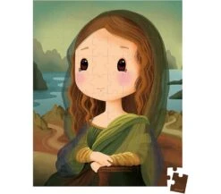Janod PUZZLE INSPIRED BY - LEONARDO DA VINCI -Magasin De Jouets Pour Bébés Et Tout-Petits puzzle inspired by leonardo da vinci j02579 janod 1