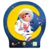Djeco PUZZLE SILHOUETTE - ASTRONAUTA SULLA LUNA