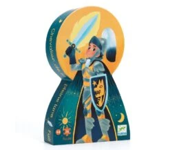Djeco PUZZLE SILHOUETTE - CAVALIERE DELLA LUNA PIENA