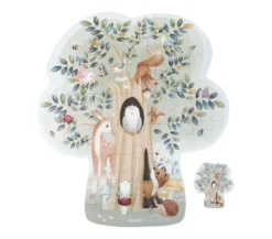 Little Dutch PUZZLE SILHOUETTE - FOREST FRIENDS BOSCO -Magasin De Jouets Pour Bébés Et Tout-Petits puzzle silhouette forest friends bosco LD7250 little dutch 1