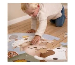 Little Dutch PUZZLE SILHOUETTE - LITTLE FARM FATTORIA -Magasin De Jouets Pour Bébés Et Tout-Petits puzzle silhouette little farm fattoria ld7150 little dutch 3