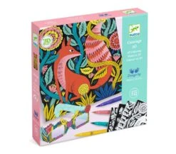 Djeco QUADRI 3D DA COLORARE - FORESTA FANTASTICA -Magasin De Jouets Pour Bébés Et Tout-Petits quadri 3d da colorare foresta fantastica DJ08652 djeco 3