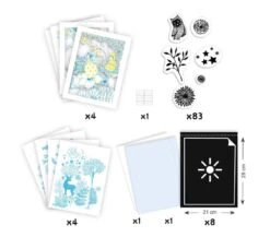 Djeco QUADRI CIANOTIPIA - AL CHIARO DI LUNA -Magasin De Jouets Pour Bébés Et Tout-Petits quadri cianotipia al chiaro di luna DJ09342 djeco 4
