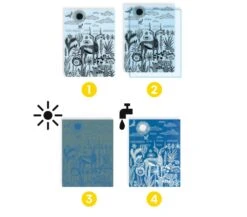 Djeco QUADRI CIANOTIPIA - SAVANA NOTTURNA -Magasin De Jouets Pour Bébés Et Tout-Petits quadri cianotipia savana notturna DJ09343 djeco 3