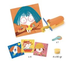 Djeco QUADRI CON PASTA DA MODELLARE - CAPELLI 7 Djeco QUADRI CON PASTA DA MODELLARE - CAPELLI -Magasin De Jouets Pour Bébés Et Tout-Petits quadri con pasta da modellare capelli djeco dj09890 2