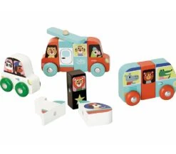 Vilac RIGOL AUTO - SET VEICOLI MAGNETICI -Magasin De Jouets Pour Bébés Et Tout-Petits rigol auto set veicoli magnetici 7603 vilac 1