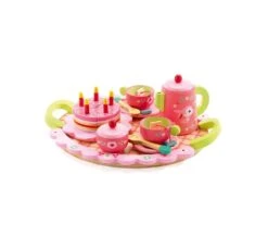 Djeco SET DA TE' DEL COMPLEANNO IN LEGNO - LILI ROSE