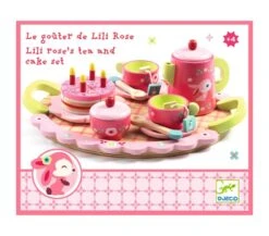 Djeco SET DA TE' DEL COMPLEANNO IN LEGNO - LILI ROSE -Magasin De Jouets Pour Bébés Et Tout-Petits set da te del compleanno lili rose dj06639 djeco 3