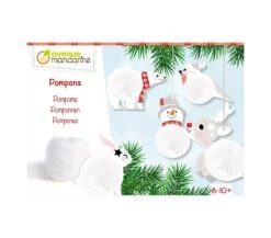 SET POMPON DECORI NATALE DA CREARE