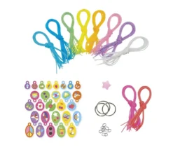 Janod SET SCOUBIDOU - PEACE AND LOVE -Magasin De Jouets Pour Bébés Et Tout-Petits set scoubidou peace and love j09160 janod 2
