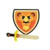 Vilac SPADA E SCUDO LEONE -Magasin De Jouets Pour Bébés Et Tout-Petits spada e scudo leone vilac