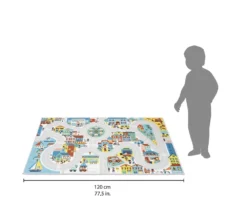 Janod TAPPETO GIOCO PISTA - CITTA' -Magasin De Jouets Pour Bébés Et Tout-Petits tappeto gioco pista citta j05910 janod 4