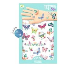 Djeco TATUAGGI PER BAMBINI - FARFALLE DA SOGNO