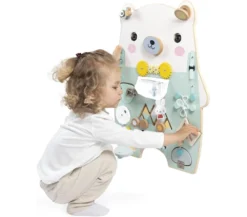Janod TAVOLETTA MONTESSORIANA - PANNELLO ATTIVITA' ORSO -Magasin De Jouets Pour Bébés Et Tout-Petits tavoletta montessoriana pannello attivita orso j05162 janod 4