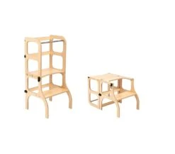 TORRE MONTESSORIANA CONVERTIBILE - LEGNO NATURALE