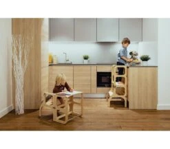 TORRE MONTESSORIANA CONVERTIBILE - LEGNO NATURALE -Magasin De Jouets Pour Bébés Et Tout-Petits torre montessoriana convertibile legno naturale 3