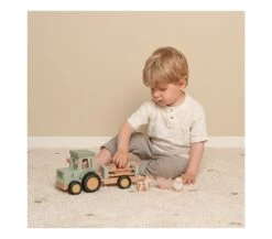 Little Dutch TRATTORE CON RIMORCHO IN LEGNO -Magasin De Jouets Pour Bébés Et Tout-Petits trattore con rimorcho in legno ld7149 little dutch 4