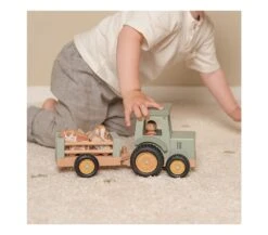 Little Dutch TRATTORE CON RIMORCHO IN LEGNO -Magasin De Jouets Pour Bébés Et Tout-Petits trattore con rimorcho in legno ld7149 little dutch 5