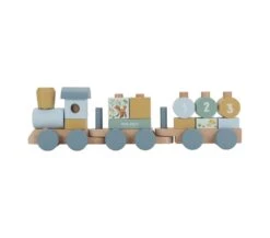 Little Dutch TRENINO IN LEGNO BLOCCHI - FOREST FRIENDS