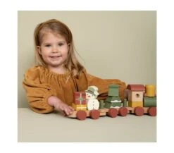 Little Dutch TRENINO IN LEGNO BLOCCHI - NATALE -Magasin De Jouets Pour Bébés Et Tout-Petits trenino in legno blocchi natale ld4861 little dutch 2