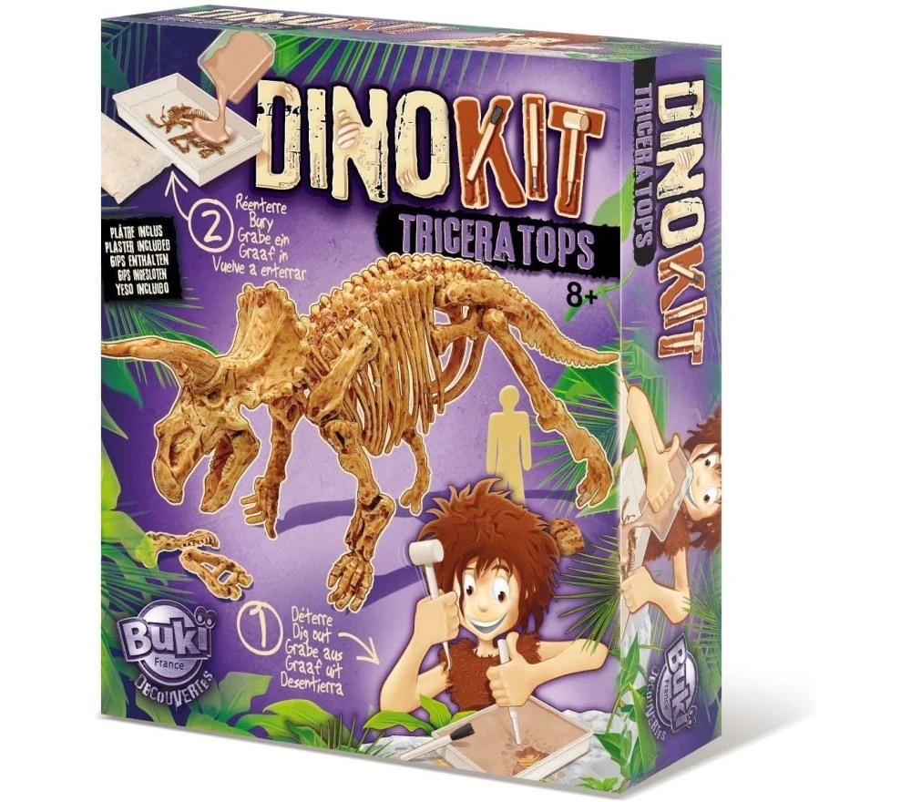 BUKI TRICERATOPO DA SCAVARE 3 BUKI TRICERATOPO DA SCAVARE