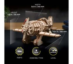 UGEARS - AEROPLANO MAD HORNET -Magasin De Jouets Pour Bébés Et Tout-Petits ugears models aeroplno mad hornet 70183 6