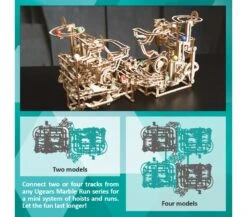 UGEARS - PISTA BIGLIE N3 - PARANCO MULTILIVELLO -Magasin De Jouets Pour Bébés Et Tout-Petits ugears pista biglie n3 paranco multilivello 70170 7
