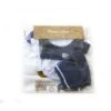 VESTITO PER BAMBOLA 45 CM - COMPLETO CUFFIA E MAGLIA BLU